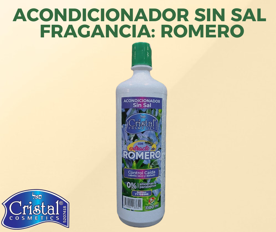 Acondicionador sin sal Fragancia Romero